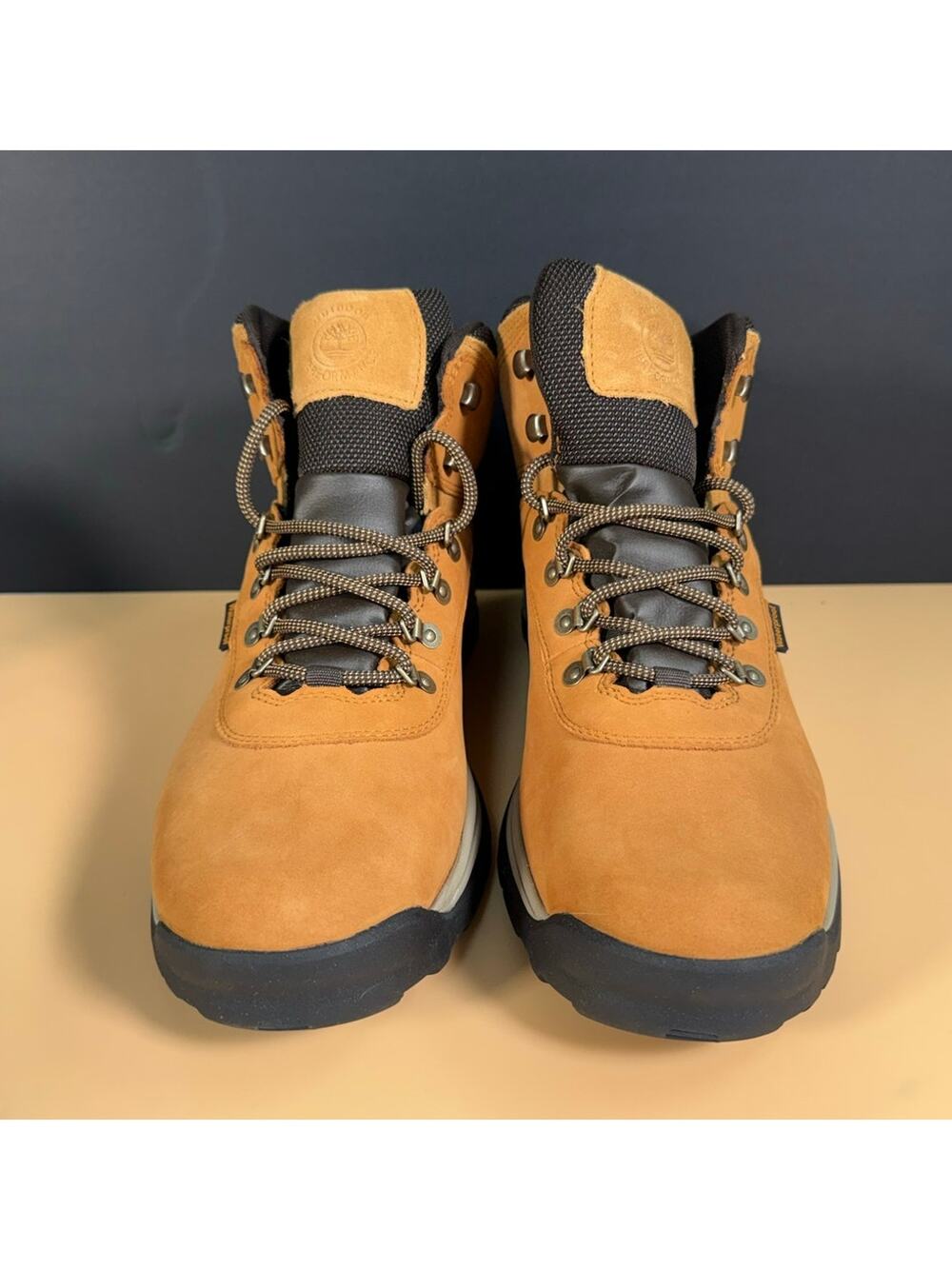 Timberland White Ledge Waterproof Mid Hiker Wheat Nubuck Men's 13 NIB